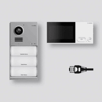 Siedle Set LAN Mattchrom          IQSL-0 