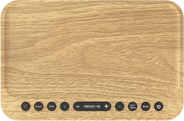Kenwood CR-ST40DAB-M Holz Uhrenradio 