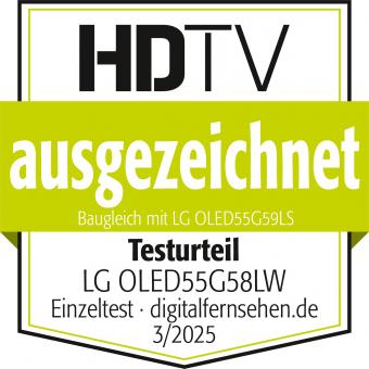 LG OLED55G58LW sw/si OLED-TV 