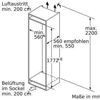 Neff KI 1813 FE 0 EB-Kühlschrank 