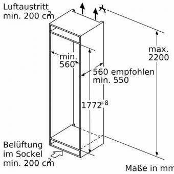NEFF KI7863DD0 EB-Kühlkombi 