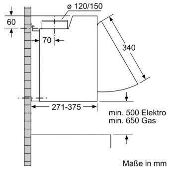 Bosch DEM 66 AC 00 si Zwischenbauhaube 