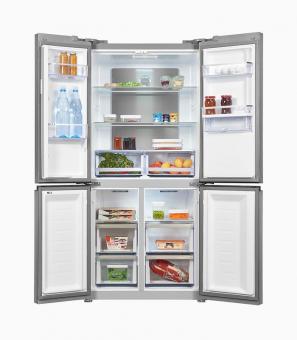 exquisit MD430-100-WS-200E Multidoor-Küh 