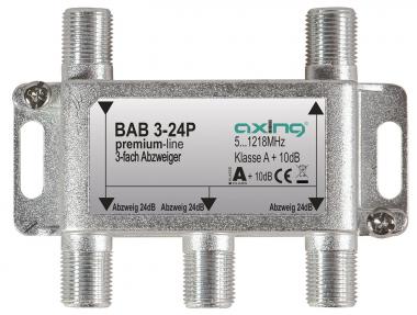 AXING 3fach Abzweiger 24dB     BAB 3-24P 