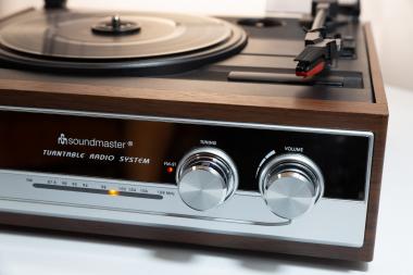 Soundmaster PL186H Retro-Plattenspieler 