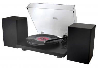 Soundmaster PL711SW Plattenspieler Elite 