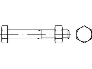 Reyher Sechskantschr. m. Mu. M 10x70mm 