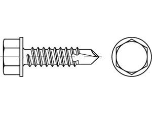 Reyher Bohrschrauben Sechskant, 4,8x19mm 