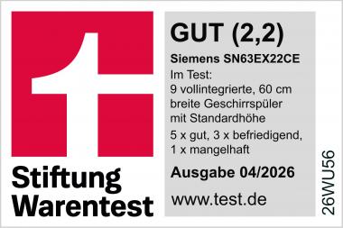 Siemens SN63EX22CE EB-Geschirrspüler 