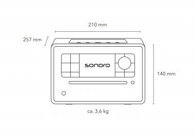 Sonoro Elite graphit (matt) - silber 