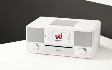 Block SR-50 Hochglanz weiß Smart Radio 