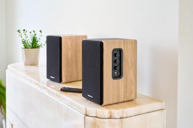 Thomson WS902DUO sw/holz BT-Lautsprecher 