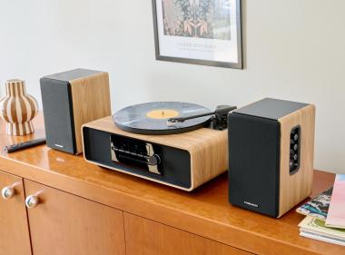 Thomson WS902DUO sw/holz BT-Lautsprecher 