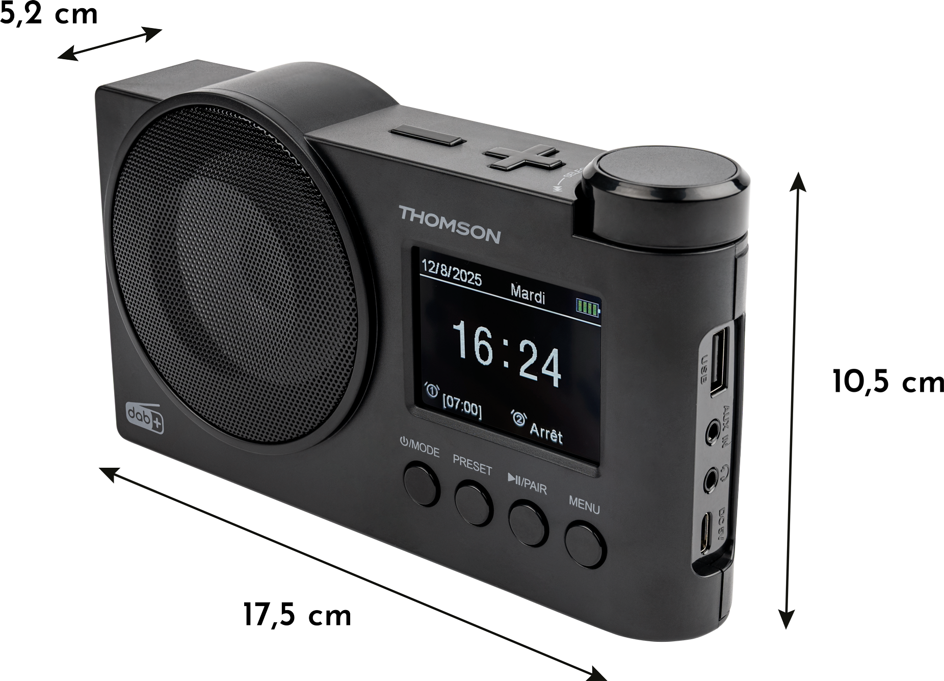 Thomson RT400DABBTBK sw Digitalradio 