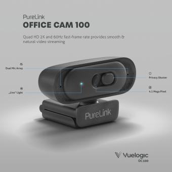 Vuelogic 2K Quad HD-Webkamera   VL-OC100 