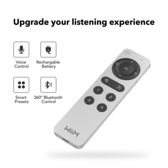 WiiM Remote II Fernbedienung aluminium 
