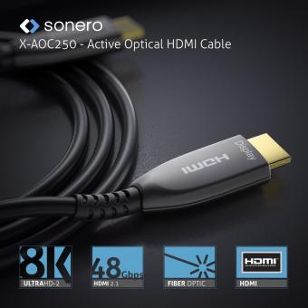 Sonero HDMI-Glasfaserkabel  X-AOC250-150 