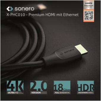 Sonero Premium HDMI-Kabel   X-PHC010-015 