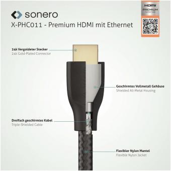 Sonero Premium HDMI-Kabel   X-PHC011-005 