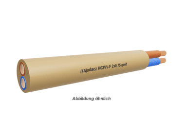 H03VV-F 2x0,75 gold Eca        Ring 100m 
