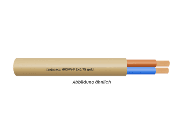 H03VV-F 2x0,75 gold Eca        Ring 100m 