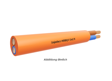 H05BQ-F 2x0,75 orange           Ring 50m 