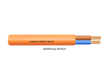 H05BQ-F 2x0,75 orange           Ring 50m 