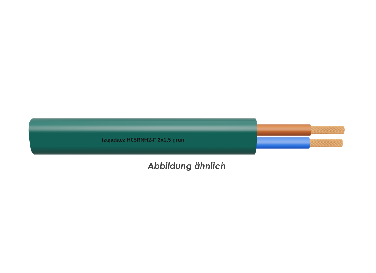 H05RNH2-F 2x1,5 grün           Ring 100m 