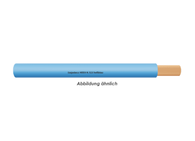 H05V-K 0,5 hellblau Eca        Ring 100m 