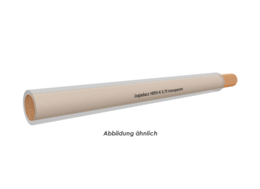H05V-K 0,75 transparent Eca  Spule 1000m 