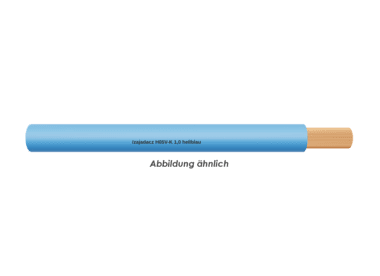 H05V-K 1,0 hellblau Eca        Ring 100m 