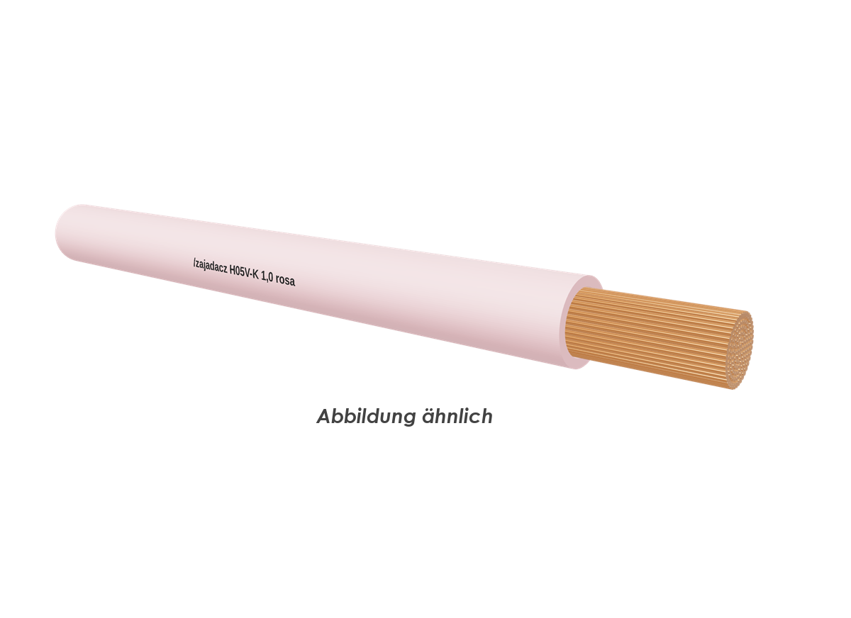 H05V-K 1,0 rosa Eca            Ring 100m 