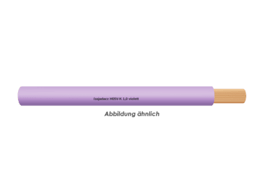 H05V-K 1,0 violett Eca         Ring 100m 