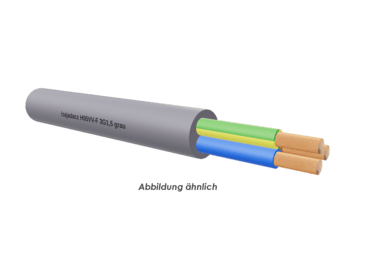 H05VV-F 3G1,5 grau Eca          Ring 50m 