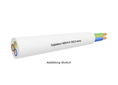 H05VV-F 3G2,5 weiss Eca         Ring 50m 