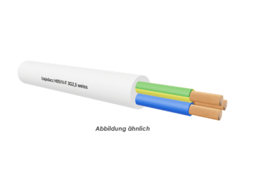 H05VV-F 3G2,5 weiss Eca         Ring 50m 