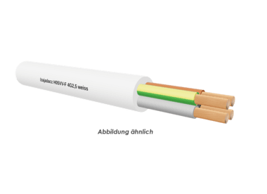 H05VV-F 4G2,5 weiss Eca        Ring 100m 