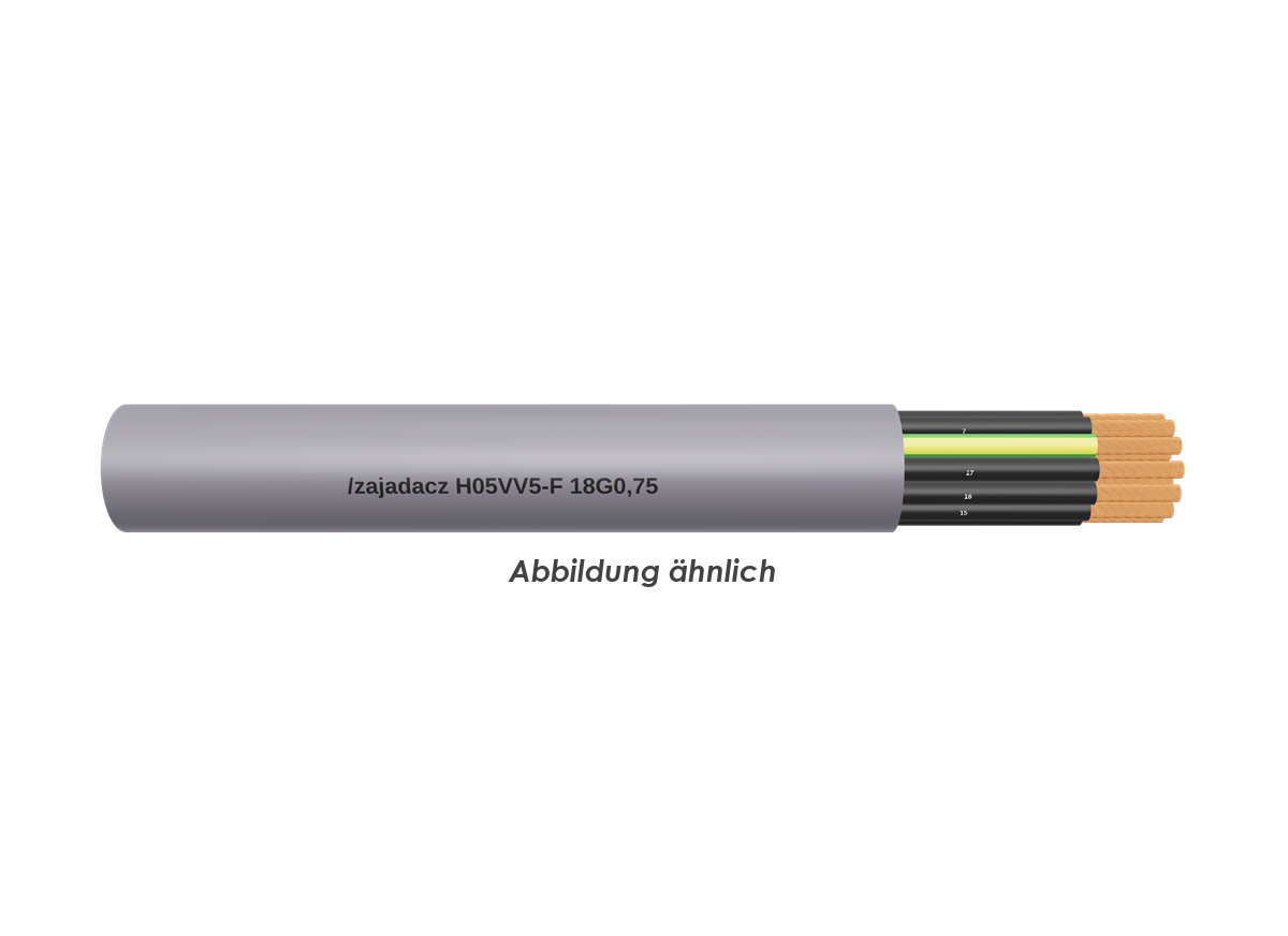 H05VV5-F 18G0,75 Multinorm  Trommel 500m 