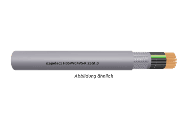 H05VVC4V5-K 25G1,0 VDE/HAR  Trommel 500m 