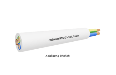 H05Z1Z1-F 3G0,75 weiss      Trommel 500m 