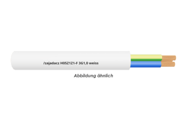 H05Z1Z1-F 3G1,0 weiss       Trommel 500m 