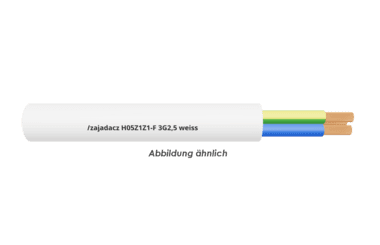 H05Z1Z1-F 3G2,5 weiss       Trommel 500m 