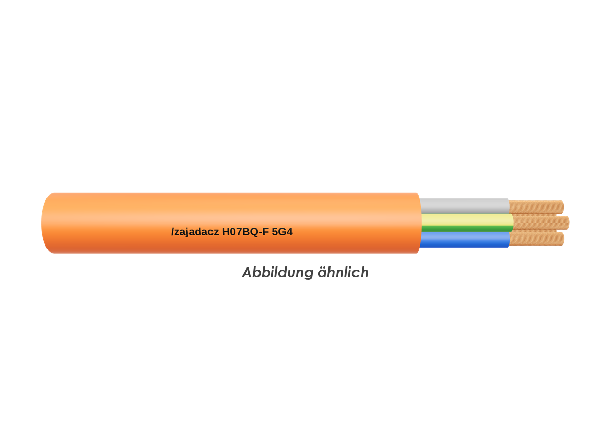 H07BQ-F 5G4 orange          Trommel 500m 