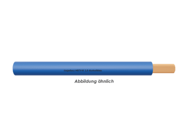 H07V-K 1,5 dunkelblau Eca      Ring 100m 