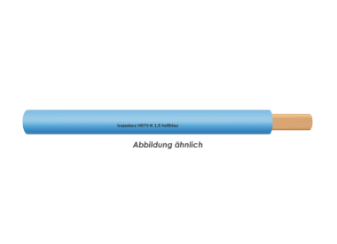 H07V-K 1,5 hellblau Eca        Ring 100m 