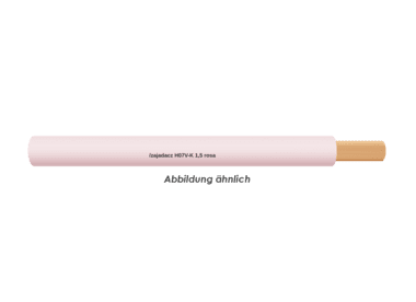 H07V-K 1,5 rosa Eca            Ring 100m 