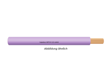 H07V-K 2,5 violett Eca         Ring 100m 