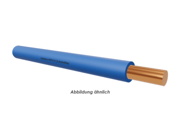 H07V-U 1,5 dunkelblau Eca      Ring 100m 