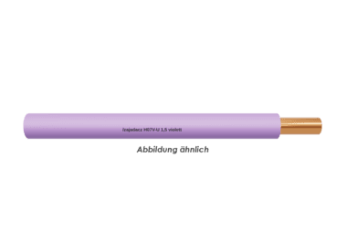 H07V-U 1,5 violett Eca         Ring 100m 