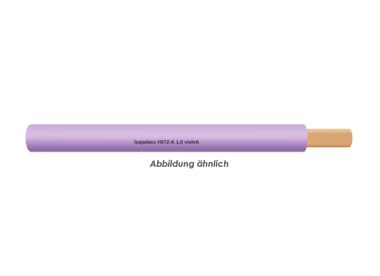 H07Z-K 1,5 violett Eca         Ring 100m 